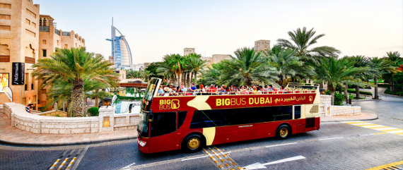 Dubai: Hop-On Hop-Off Bus Ticket