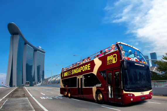 Singapore: Big Bus Open-Top Hop-on Hop-off Sightseeing Tour